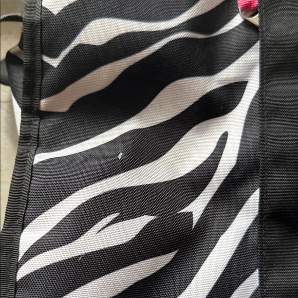 Jansport Black and White Zebra Crossbody Bag - Picture 2 of 10